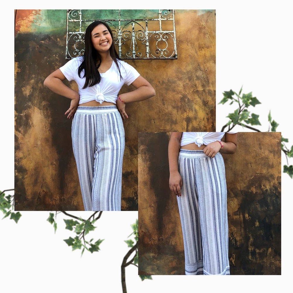 Flowing Stripey Pants